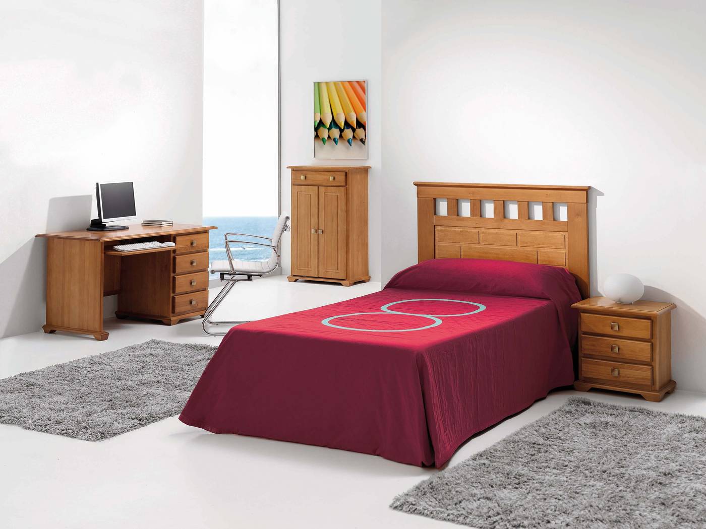 Cabezal Maya Barras - Cabezal para cama disponible en varias medidas y colores distintos